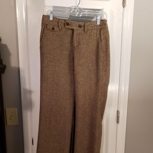 Eddie Bauer Wide Leg Tweed Pants